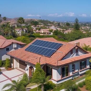 SolarPanelsSanDiegoorg recent solar system install in Chula Vista CA with LG Pro panels and Tesla Powerwall in the garage